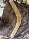 Vintage Hand Painted Aboriginal Art Handcrafted 18    Wooden Boomerang Australia