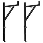 Truck Rack Extendable Truck Ladder Rack  44 5 -49 5  Adjustable 19-34inch