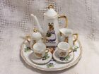 World Of Beatrix Potter mini Tea Set 10 Pcs peter Rabbit  Easter Bunny porcelain