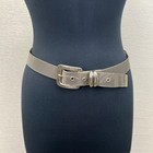 Mesh Metal Belt Womens Medium Silver Vtg Style 90s Y2k Read Holes At 30-34 