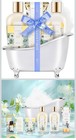 Spa Luxetique Bath Set Rose   White Jasmine Natural Ingredients  Multicolor