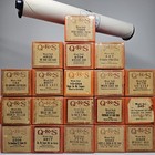 Lot Of 19 Antique vintage Player Piano Word Rolls Lot Qrs  Nice Music Room Decor