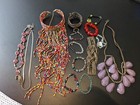 Small Lot Of Fashion Costume Jewelry For Wear   Craft