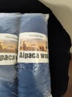 Lot Of 5 Skeins Three Blue Birds Alpaca Blue Wool Yarn See Back For Size In Pics