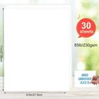 White Cardstock 8 5x11 230gsm Heavy 85lb Printer Paper Invitations Crafts 30 She