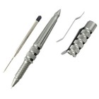6  New Grey Tactical Pen Writing Edc With Pocket Clip