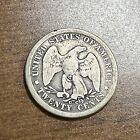 1875-cc 20c Liberty Seated Twenty Cent Piece Carson City Mint