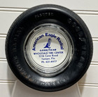 Goodyear Tire Ashtray Vintage Rubber Wheel American Eagle Radial