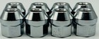 8 Acorn Bulge Lug Nuts 2000-2006 Honda Rancher Trx350 Trx 350 Chrome Nut Wheel