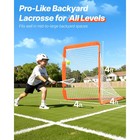 Uimoso 4 x4 lacrosse Goal Net Folding Portable Youth Training Equipment Backyard