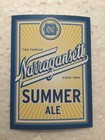 Rare Narragansett Beer Summer Ale Tap Handle Sticker Rhode Island Brewery