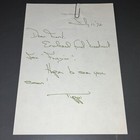 Frasier  The Sensuous Lion  8 28 72  Tippi Hedren-signed Note   Script   Coa 