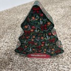 Walkers Christmas Tree Biscuit Tin Product Of Scotland Empty Good Condition