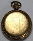 J Boss 50mm Empty Gold Filled Hunter Pocket Watch Case Only