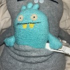 Uglydoll Babo And Babos Bird Plush Stuffed Animal Gray Blue 2012 Horvath Kim