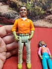 Vintage Playskool Dollhouse Figures African American Lot - Mom Dad Daughter Son