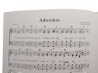 Adoration Sheet Music Religious Gospel Piano Lyrics 1980s                    F1d