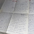 Antique 1953 Letter  Correspondence From Lux Hotel Letterhead  Rome Roma Italy