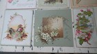 Lot Of 15 Victorian Era Ephemera Christmas birthday merit Reward scrap calling