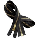 Jn 8 Brass Metal Separating  Open-end Jacket Zippers - Choose  Length And Color