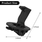 W11457841 Washer Lid Strike Compatible With Maytag Whirlpool Kenmore Black