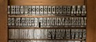 Letterpress Type - 48pt  Playbill  rare Font   