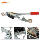 2 Ton Come Along Winch Heavy Duty 2 Hooks Steel Cable Dual Gear Power Puller