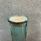 12    Tall Aqua Ocean Glass Vase Jar Vase Bottle Made From Recycled Glass
