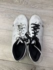 Nike Vapor Edge Speed 360 White Black Football Cleats Cd0082-100 Mens Size 10