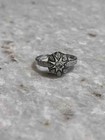 14k Diamond Ring Vintage Style   14k Solid Gold  Gift For Wife  Gift For Her
