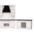 Furniture Kitchen Set 1 12 Scale Miniature Wooden
