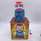 Vintage Mattel 1971 Clown Jack In The Music Box Toy Lot Of 2 - Tested   Working