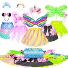  Little Girl Dress Up Costumes Pretend Play Costumes Princess Role Play 13pc 