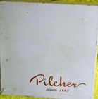 Vintage J v  Pilcher Gold Tone Square Powder Compact - Unused With Inspection Ta