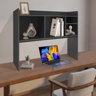Desktop Bookshelf  Cube Storage Organizer Tabletop Bookcase W  6 Compartments