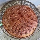 Large Vintage Round Wicker Basket  21 Inch By 21 Inches  