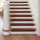 13pc Stair Treads Carpet Mats Step Staircase Non Slip Home Protection Cover Pads