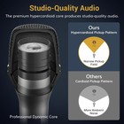 Professional Vocal Microphone For Singing  Dynamic Handheld Wired Karaoke Mic   