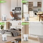 4 Gallon Trash Bags 105 Small Garbage Clear Waste Basket Trash Bags Can Liners