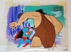 The Adventures Of Superboy Production Animation Cel Framed On Painted Background