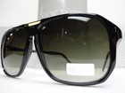 Mens Or Women Large Oversized Classic Retro Vintage Style Sunglasses Black Frame