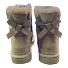 Ugg Women s Mini Bailey Bow Ii Authentic Water Repellent Sheepskin Pull On Boot