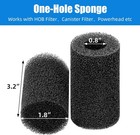 6-pack Pre-filter Sponge For Aquarium Shrimp Fry Fish Tank Filter 0 8    Intake 