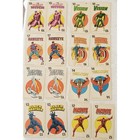 Marvel Comics Super Heroes Card Game Vintage 1978 Milton Bradley Incomplete Set