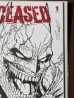 Dceased  1 Batman Zombie Original Art Sketch Cover Signed Tomkiel W  Coa
