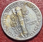 1944-d Mercury Silver Dime  High Grade  Free Shipping