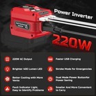 220w Multi-function Invertor  Dc 18v To Ac 110v Portable Power Station