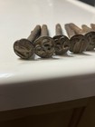 Collection Of Seven Railroad Date Nails - Maine