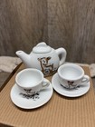 1940 s Children s Tea Set Deer Fawn Pattern 5 Pieces Made In Japan