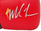 Mike Tyson Autographed Red Everlast Boxing Glove Rh In Silver Beckett 202301